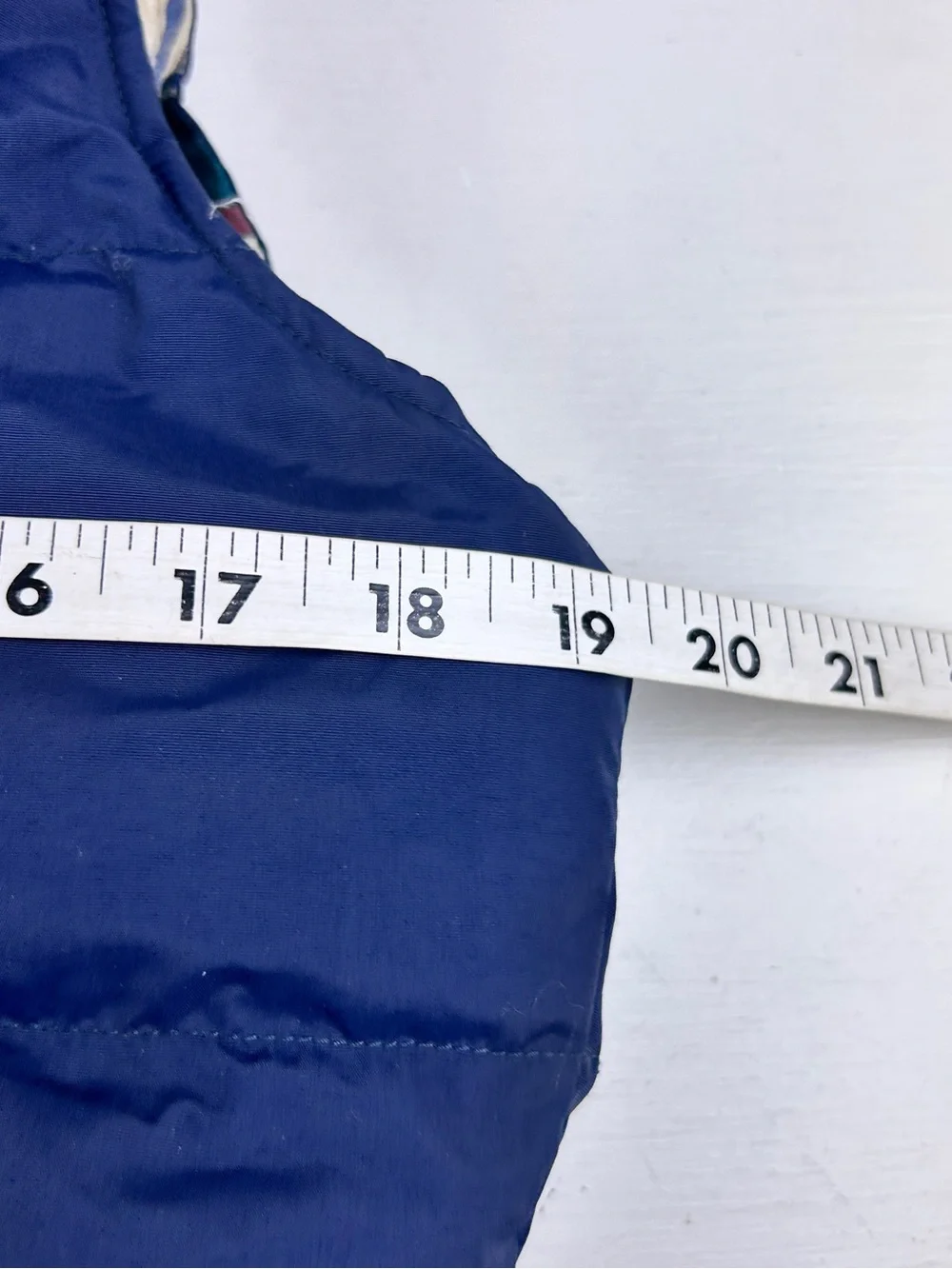 Madewell X Penfield Lucedale Down Puffer Vest With Hood Womens Medium Navy Blue